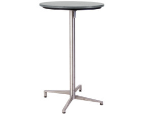 76.00.0074 Стол Победы Tradition Resysta Stone серый 70 круглый + Бистро высокий каркас стола нержавеющая сталь складной Mbm