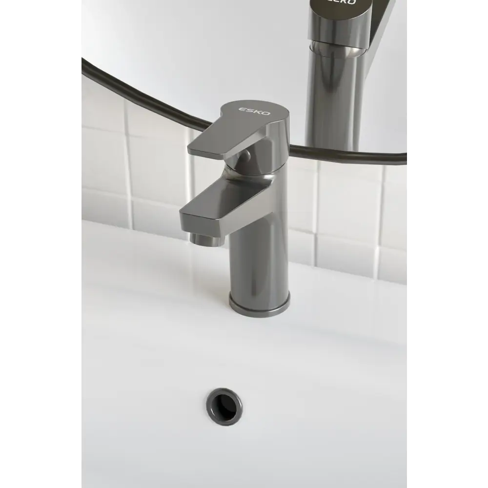 Смеситель ESKO Marburg MB26 для раковины в цвете графит 88491105 Marbyrg STLM-0998052 - Вид №3