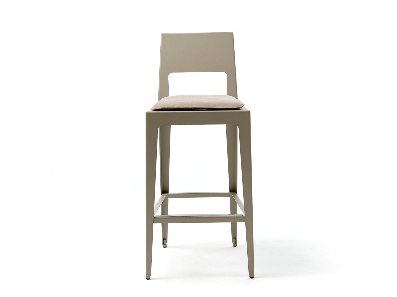 Высокий стул из листового металла с подставкой для ног EPÒNIMO Alu ARCH-00082033 - Вид №2