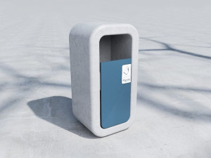 Стойки для мусора из армированного волокном бетона