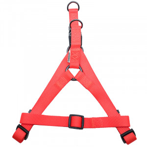 ПР0050087 Шлейка для собак 10мм (обхват 25-40см) оранжевая Great&Small