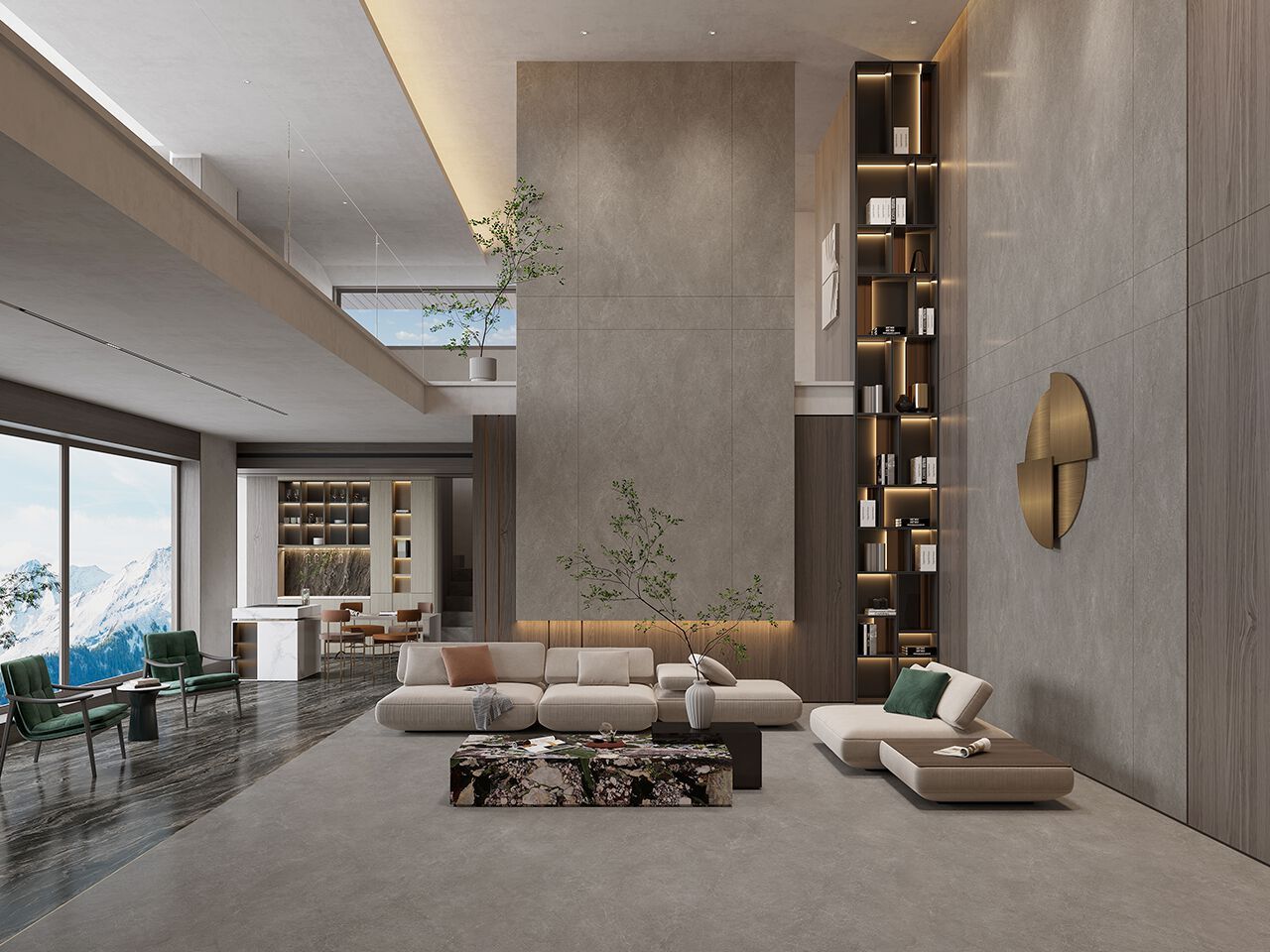 Мраморный пол / покрытие GANI MARBLE TILES GEM FANTASIA ARCH-00048563 - Вид №1