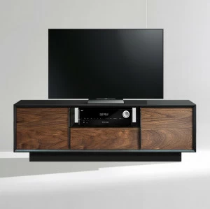 Тумба под телевизор с ящиком американский орех Garon ACWD GARON 00-3981958 Коричневый;черный