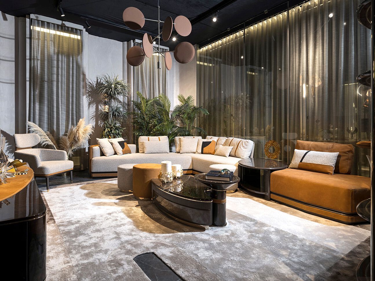 Угловой диван из ткани Zebrano Медуза ARCH-00068386 - Вид №6