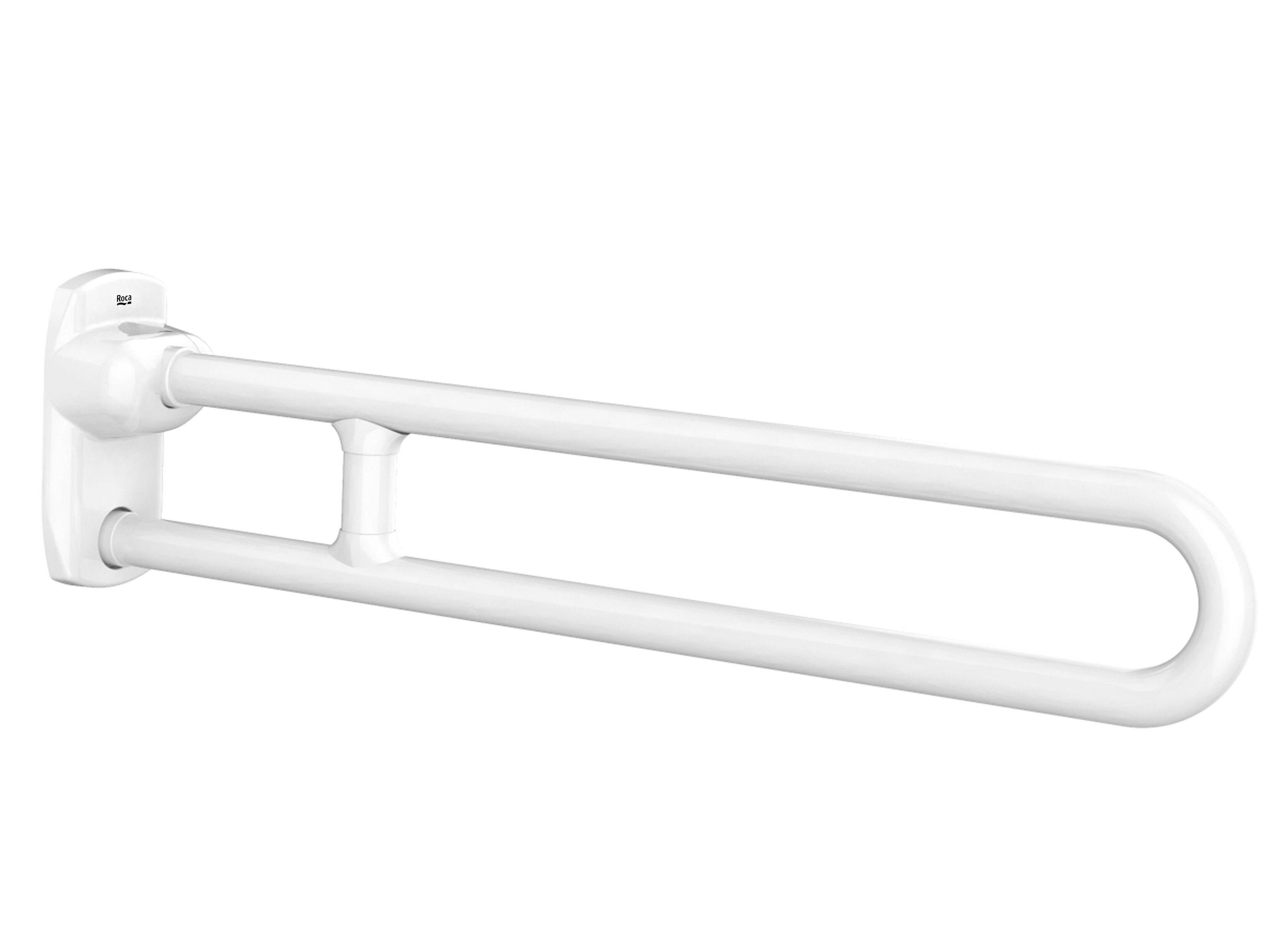 Металлическая откидная ручка для ванной комнаты с антибактериальной обработкой Roca ACCESS ARCH-00130524 - Вид №1