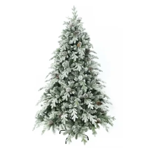 Ель новогодняя искусственная Crystal Queen заснеженная 240 см