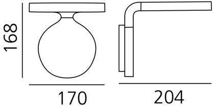 Artemide Настенный светильник отраженного света sun-id-1401771 - Вид №5