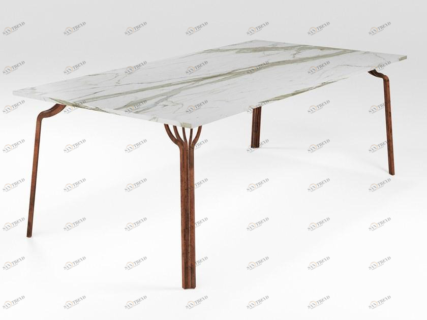 Barel Прямоугольный обеденный стол из мрамора sun-id-1375939