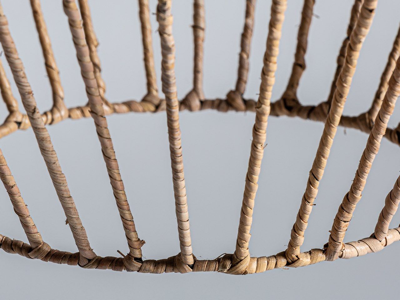 Подвесной светильник из ротанга Vical Home плиссе ротанга ARCH-00068671 - Вид №4