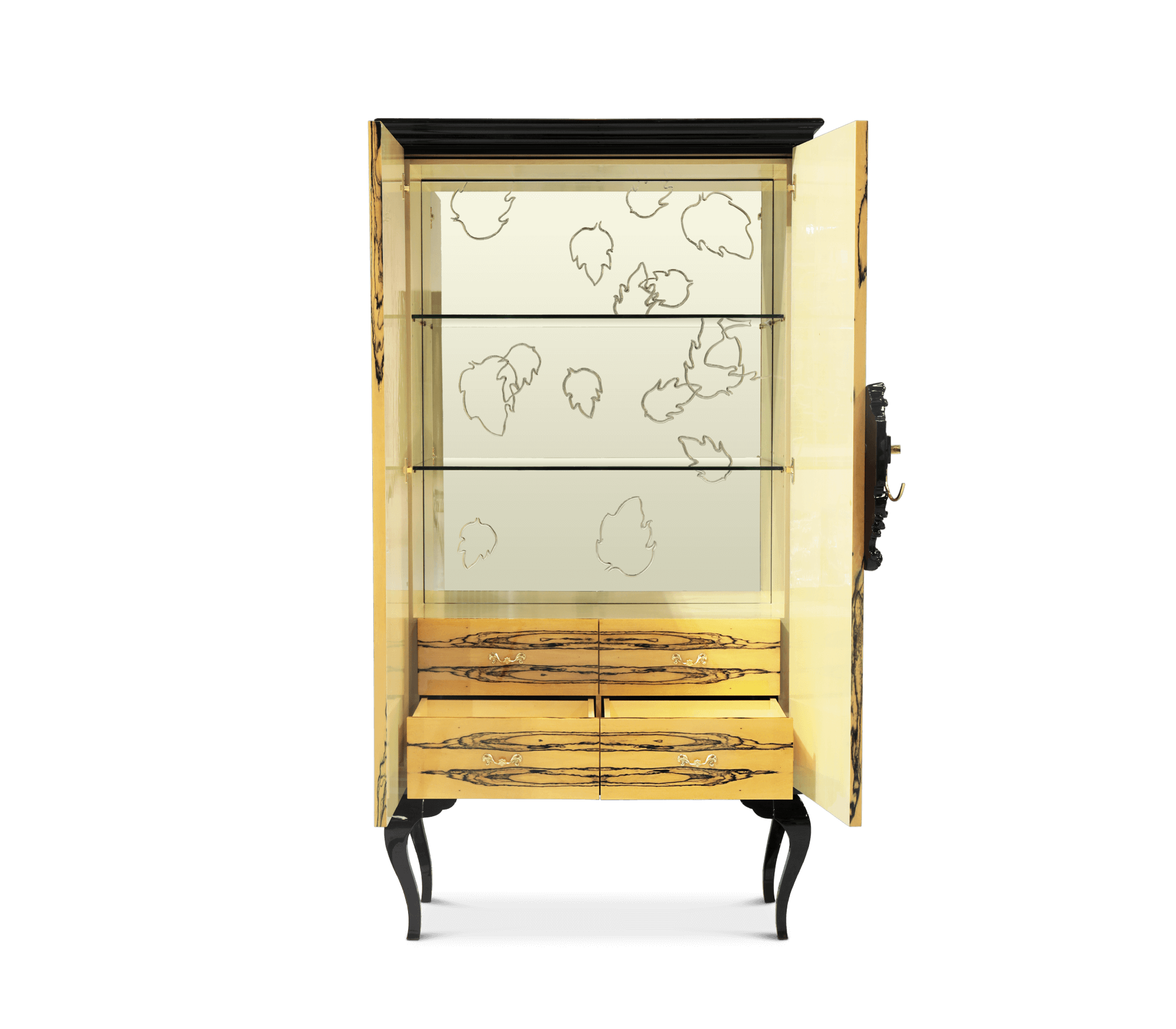 0-208 Королевский кабинет Гуггенхайма из черного дерева Boca Do Lobo  - Вид №6