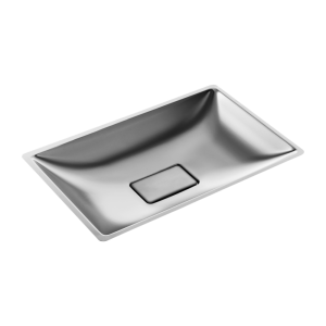 93241 Нержавеющий углублённый умывальник, матовая поверхность SANELA