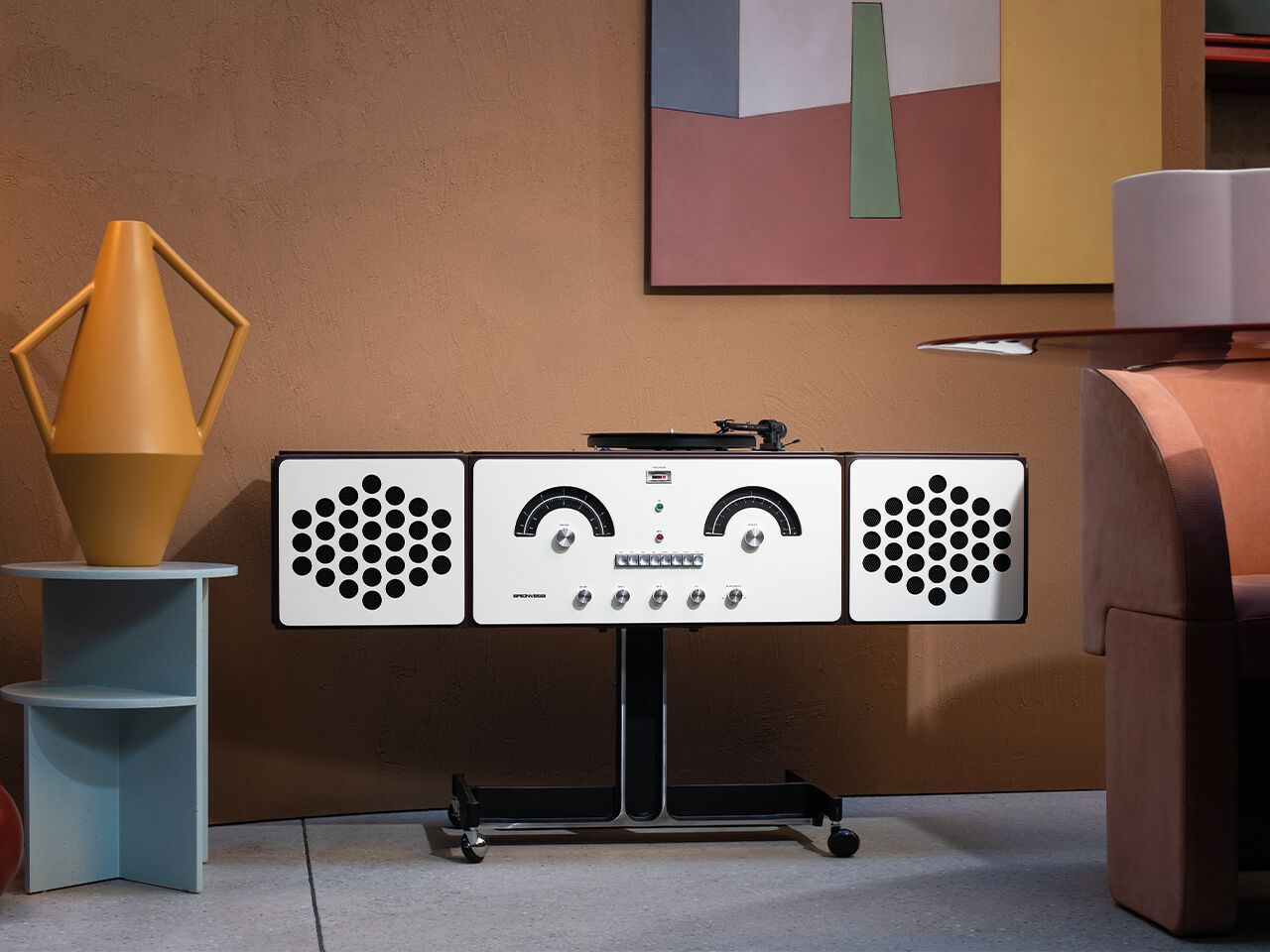 AM/FM-радио и проигрыватель с усилителем Brionvega RADIOFONOGRAFO RR226 ARCH-00080672 - Вид №12