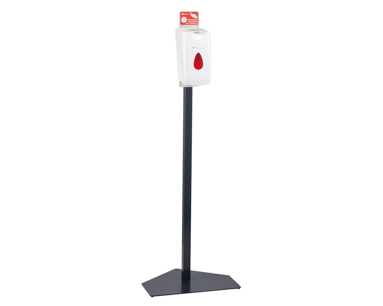 ZEST002 Стенд для дезинфекции рук и поверхностей с дозатором пропитанных салфеток ТОП Merida 
