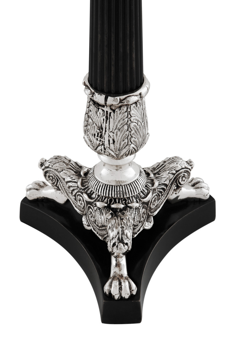 Настольная лампа Perignon от Eichholtz Серебро 109159 EICHHOLTZ КЛАССИЧЕСКИЕ 061645 Белый;серебро  - Вид №2