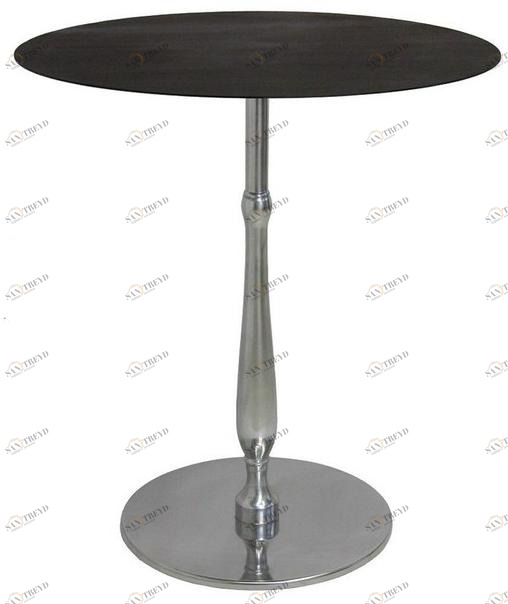 Vela Arredamenti Круглый стол из нержавеющей стали по контракту Eclisse sun-id-1409925