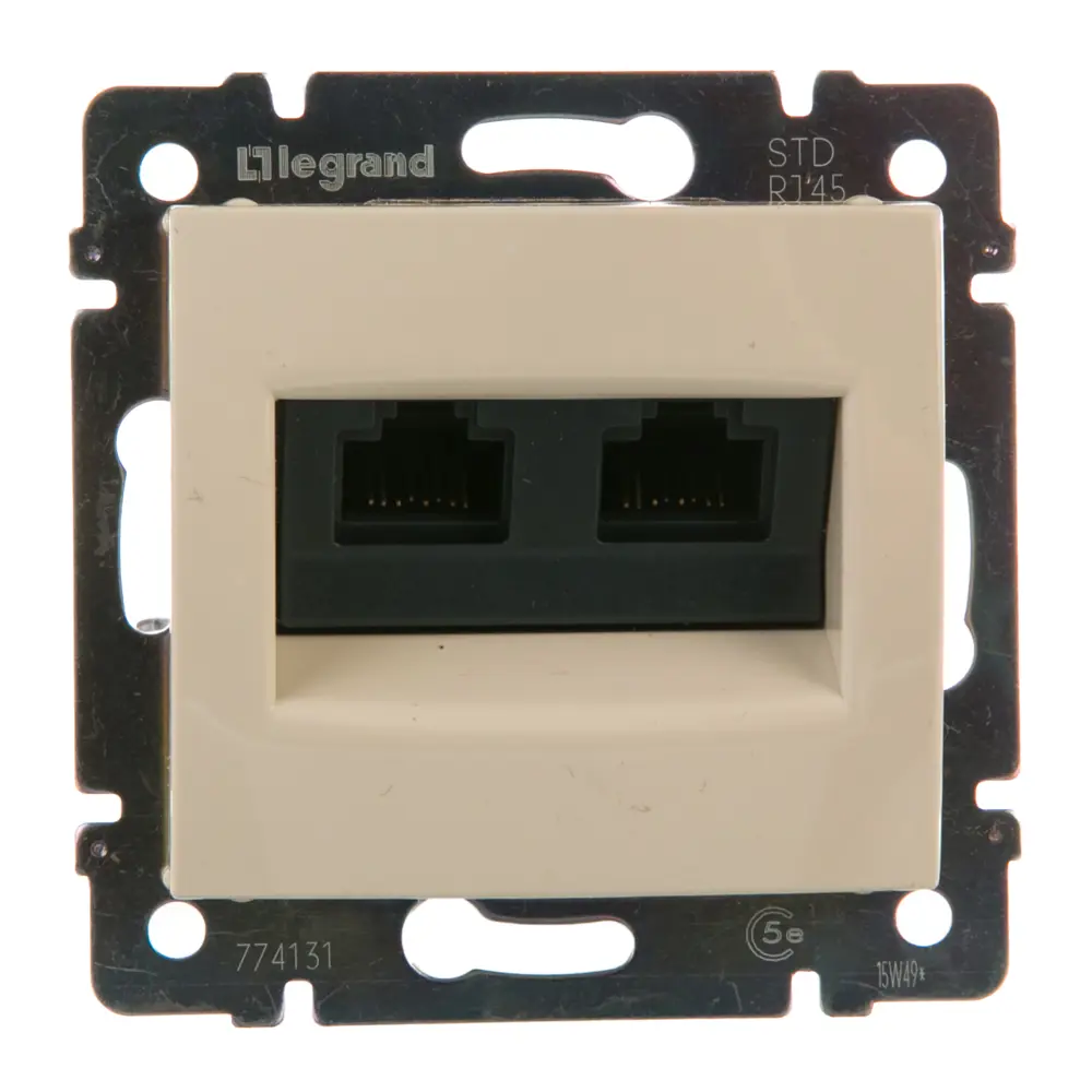 Двойная компьютерная розетка Legrand Valena Classic для сетевых подключений 12553999 STLM-0002230
