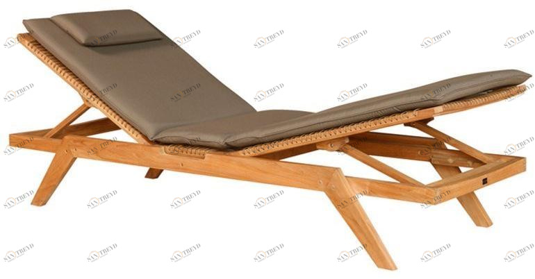 cbdesign Садовая кушетка из тикового дерева Vienna Tj 306