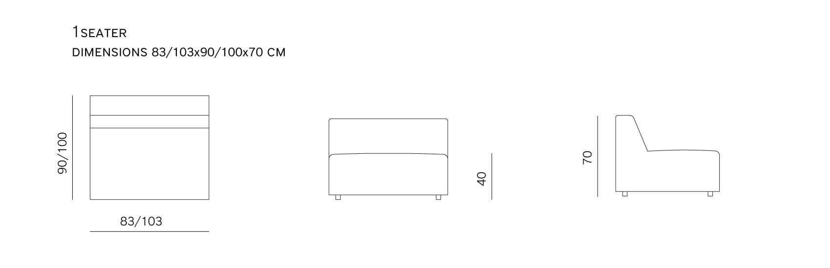 3-местный диван prostoria ARCH-00012651 - Вид №2