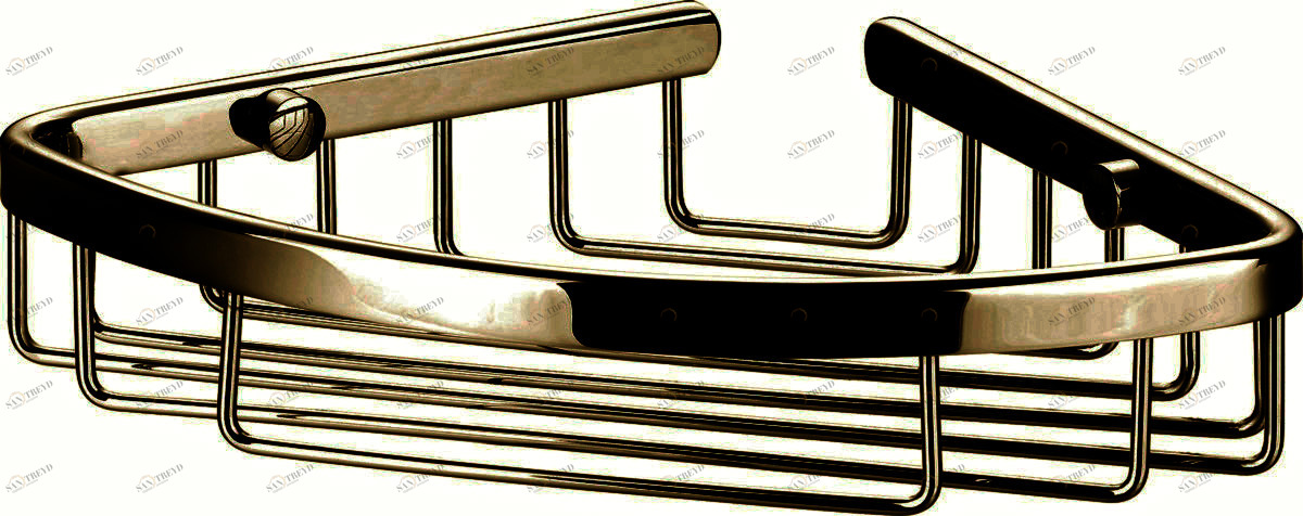 Полка угловая, 205x205x55 мм ART&MAX AM-G-8936-Br 