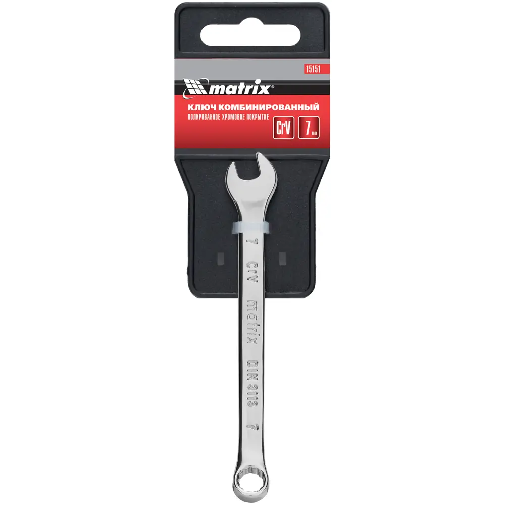 Комбинированный ключ Matrix 15151 7 мм для профессионального монтажа 89409413 STLM-1567761 - Вид №4