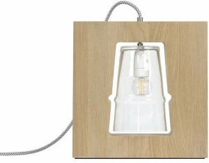 Hind Rabii Светодиодная настольная лампа из дуба Belle d'i empreinte