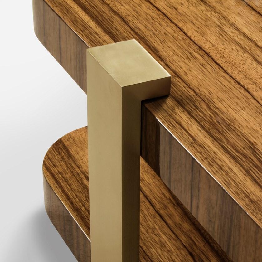 JOSÉ LEITE DE CASTRO Низкий прямоугольный деревянный журнальный столик  13012207  - Вид №1