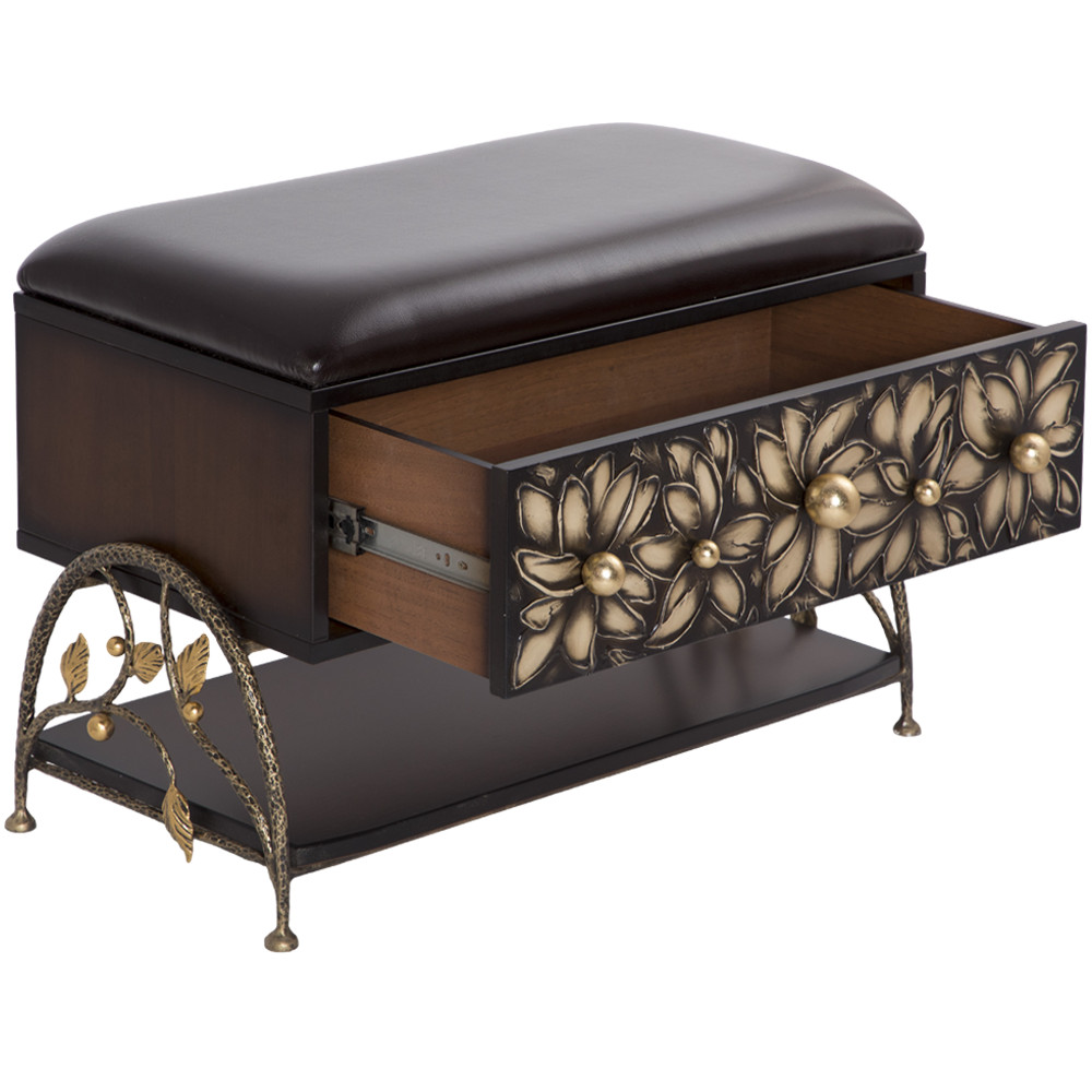 14079 Банкетка Терра Каштан Амбер BOGACHO 4627196590441