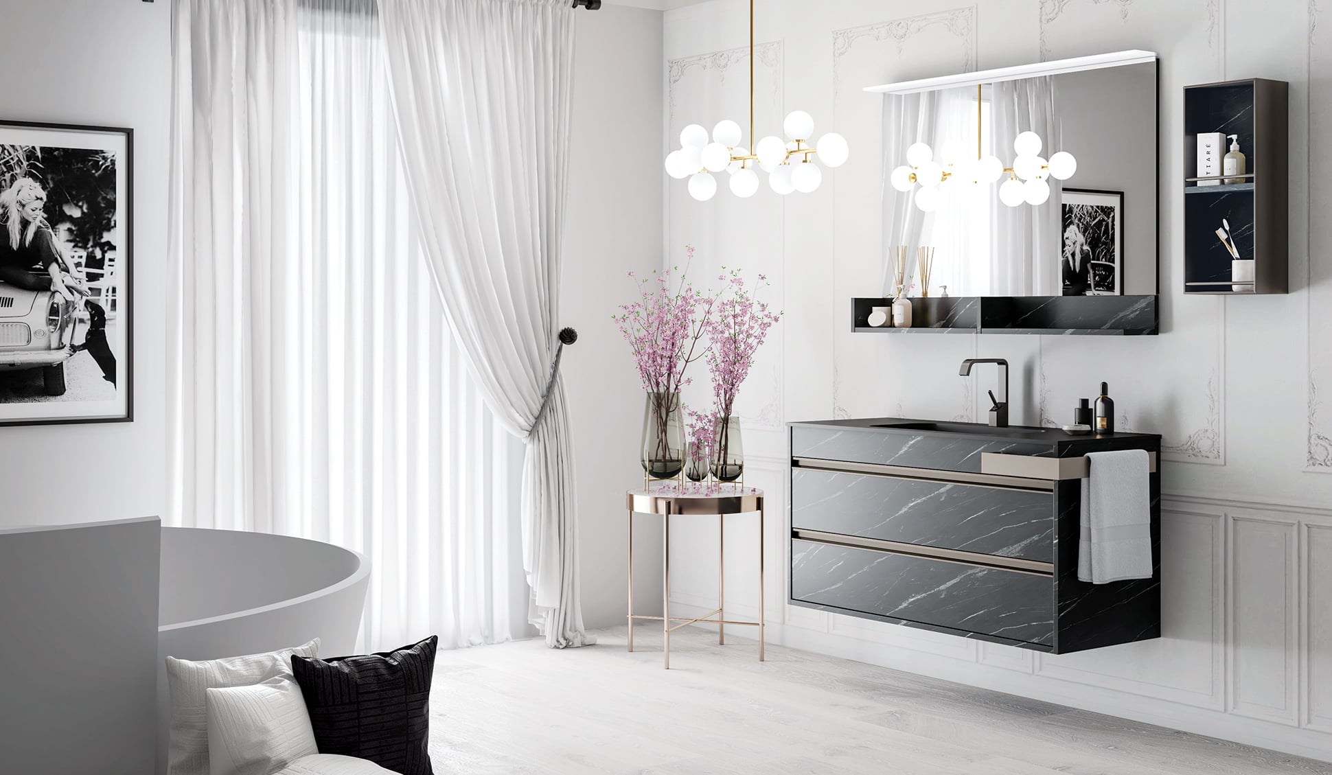 Smart.46 – 04 Mastella  Smart.46  Комплект мебели для ванной  - Вид №1