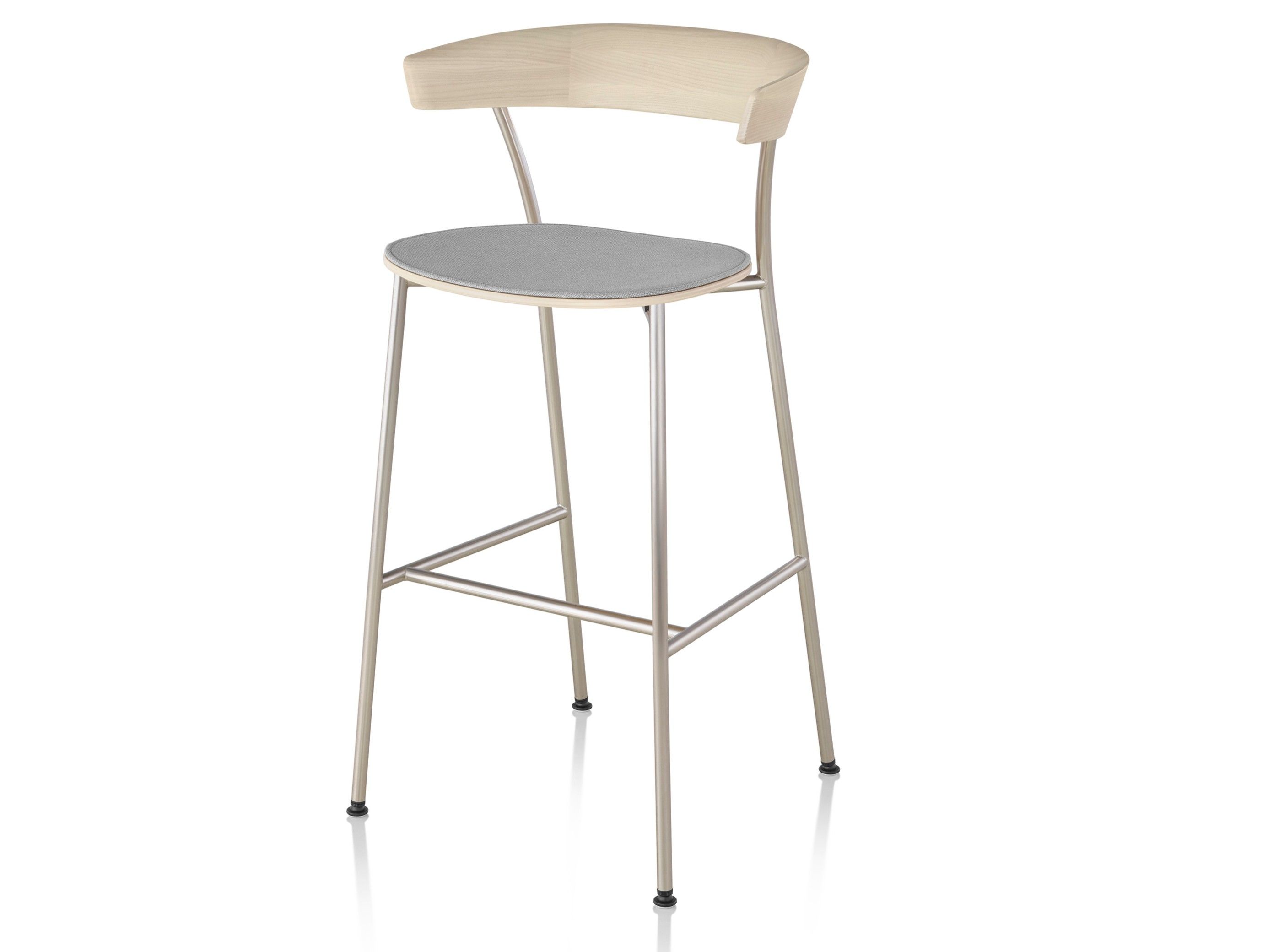 Деревянный стул с мягким сиденьем Herman Miller Leeway ARCH-00148459 - Вид №1