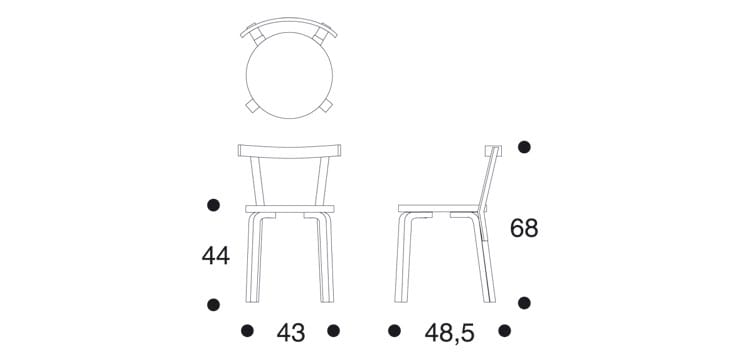Деревянный стул Artek L-leg ARCH-00038242 - Вид №7