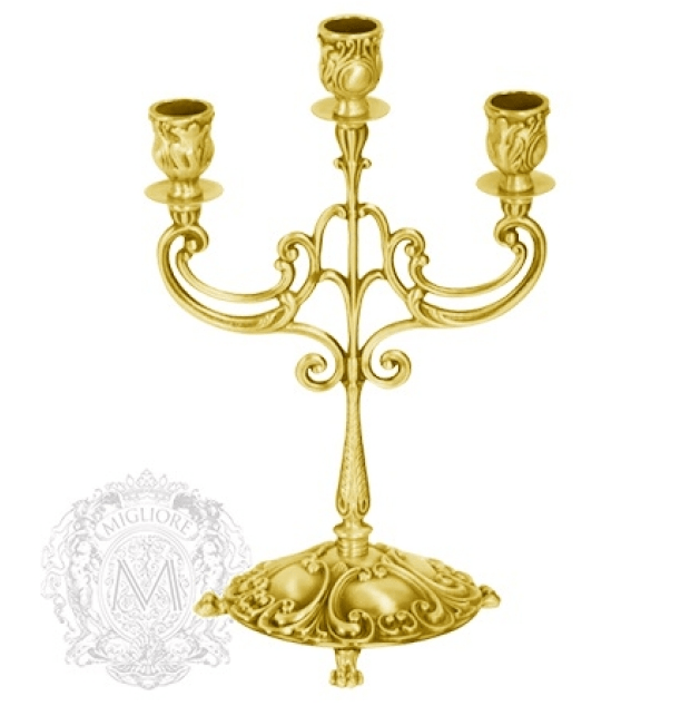 Канделябр на 3 свечи MIGLIORE Complementi ML.COM-50.153.CR, цвет хром  - Вид №1