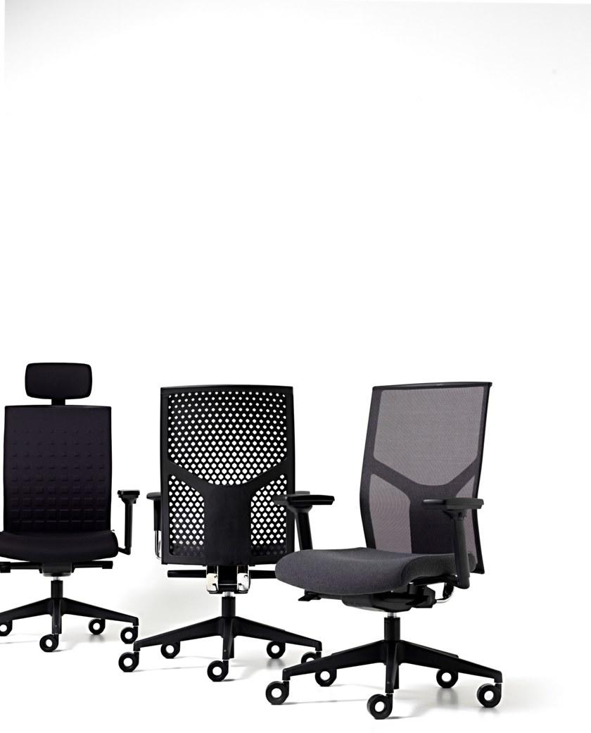 Diemme Офисный стул из полипропилена с 5 спицами и подлокотниками Fit sun-id-1372519 - Вид №3