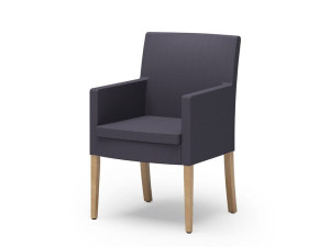 Тканевый стул с подлокотниками