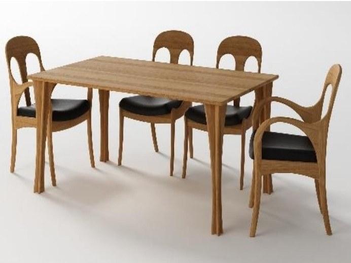 Host & Home Прямоугольный деревянный стол Q sun-id-1512206 - Вид №1