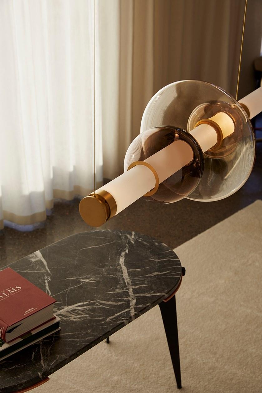 GABRIEL SCOTT Высокий овальный мраморный стол Prong sun-id-1461746 - Вид №19