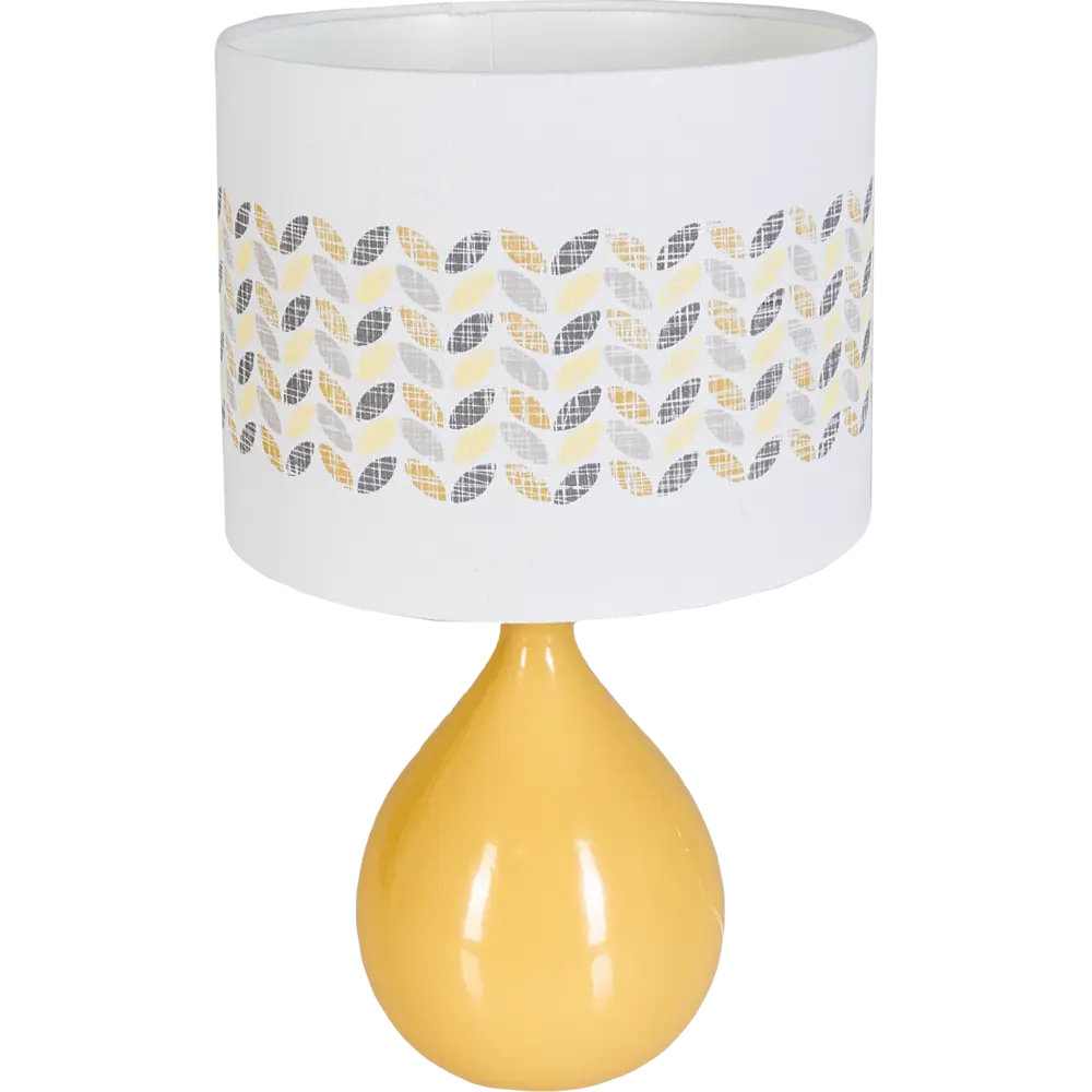 Настольная лампа Yellow L1129P, цвет жёлтый/белый LAMPLANDIA STLM-2112542 - Вид №1