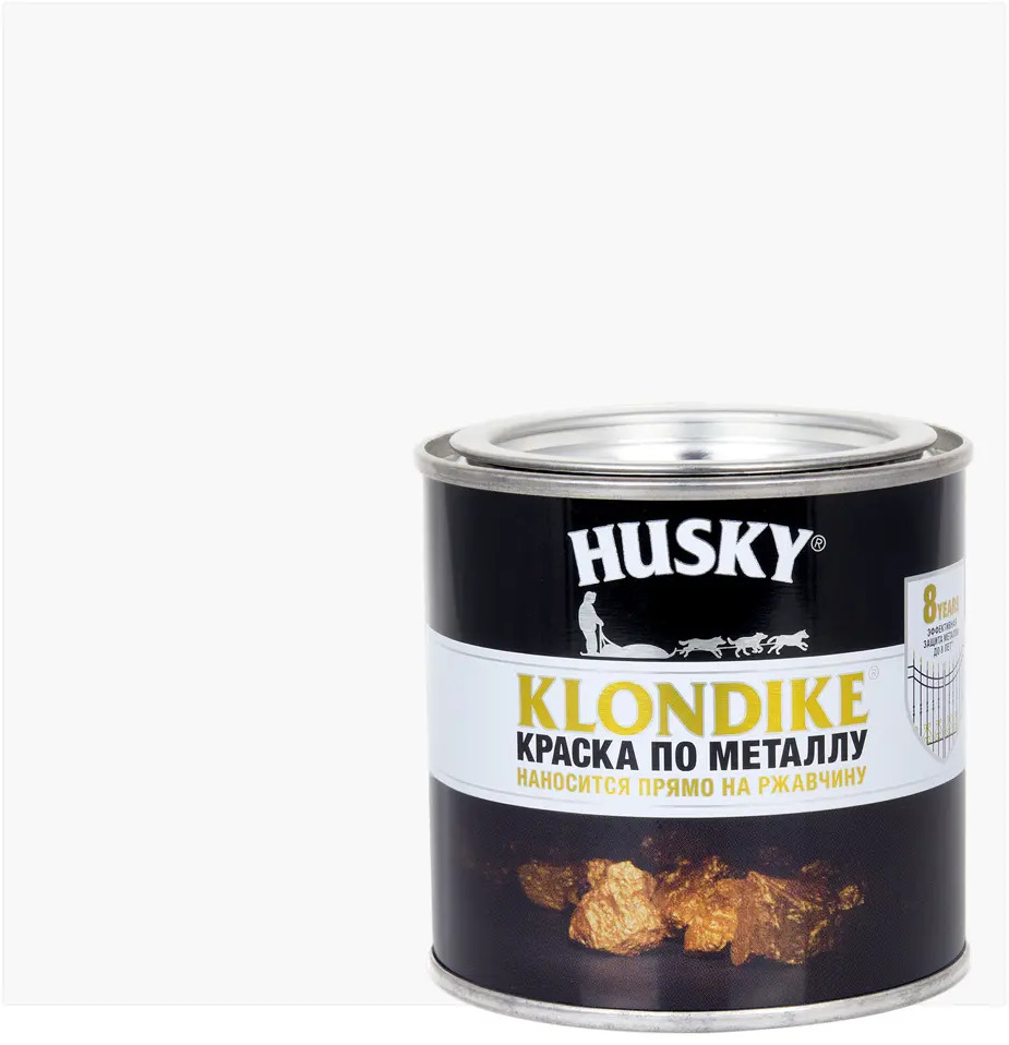 Husky Klondike - антикоррозионная глянцевая краска по металлу 0.25 л 84391719