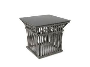 Квадратный алюминиевый журнальный столик