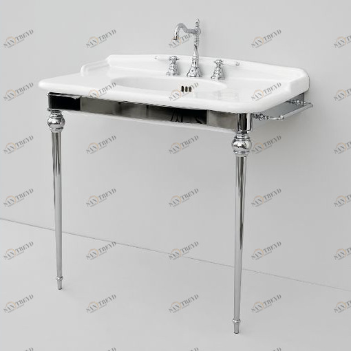 Консоль для раковины 92 см chromed metal HEA016 ArtCeram HERMITAGE Collections