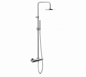 Rubinetteria Giulini Настенная термостатическая душевая стойка с душевой лейкой Futuro F8311-20