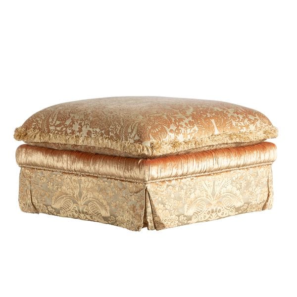 Пуф RICCI бежево-желтый UNICO ДИЗАЙНЕРСКИЕ 249036 Желтый;бежевый  - Вид №1