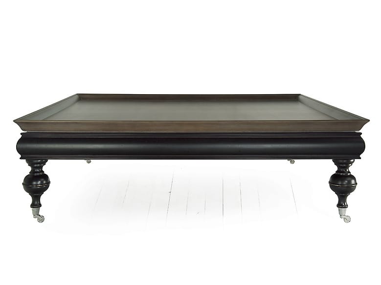 Низкий квадратный журнальный столик из массива дерева MARIONI ARCH-00148043