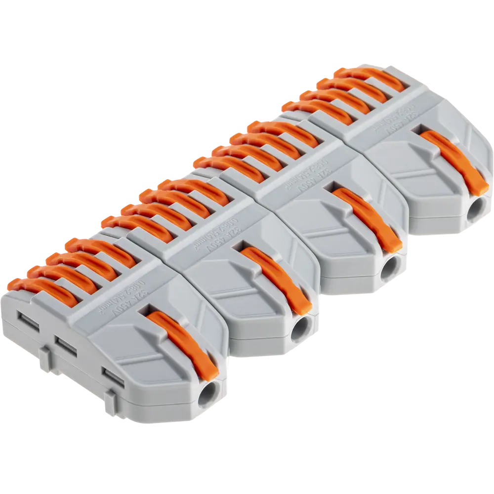 87887425 Клемма разветвительная Duwi 26666 5-проводная 4 мм 4 шт. STLM-1104310  - Вид №7