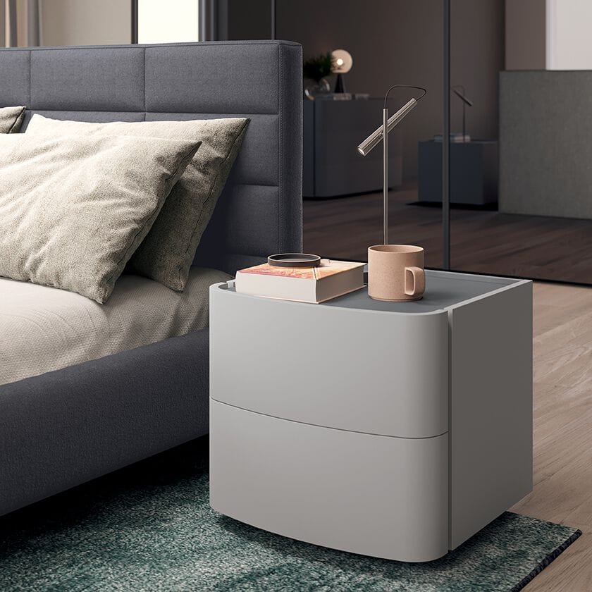 Двуспальная кровать из ткани с мягким изголовьем Febal Casa KIM ARCH-00076897 - Вид №3