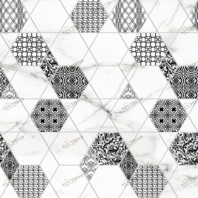 Каррарский Мрамор гексагон КГ 45х45 LASSELSBERGER CERAMICS 60460180