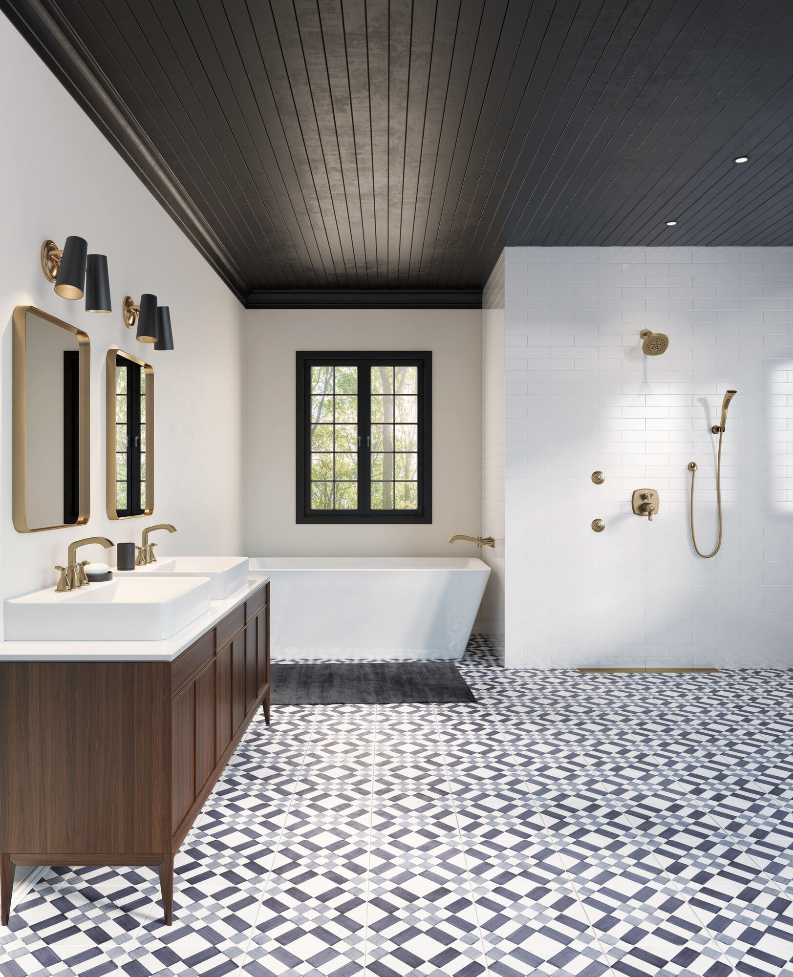 H560CZ Встроенный дивертер Helo Delta Faucet Stryke Шампанское бронза  - Вид №1