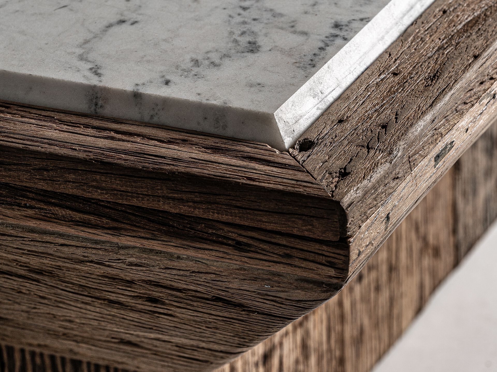 Квадратный Сосновый журнальный столик Vical Home SAMSUN ARCH-00030725 - Вид №5