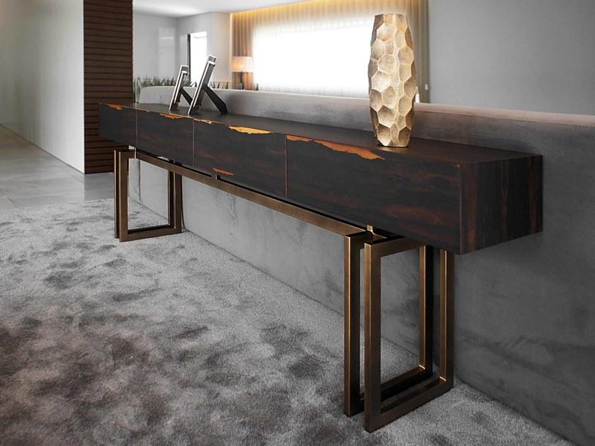 GANSK Прямоугольная деревянная консоль с ящиками  G6003  - Вид №2