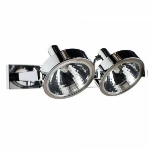 Спот потолочный цвета хром с 2 плафонами Arte Lamp 100 A4507PL-2CC ARTE LAMP 100 00-3926280 Хром