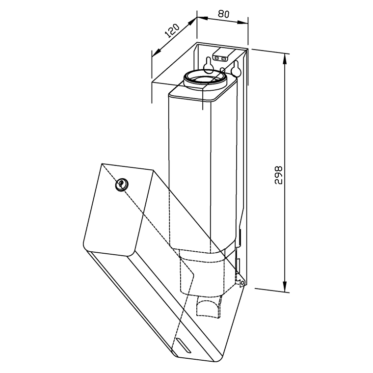 728339 Дозатор жидкого мыла PP102 WAGNER_EWAR Wagner Ewar  - Вид №1